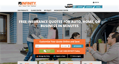 Desktop Screenshot of infinityauto.com
